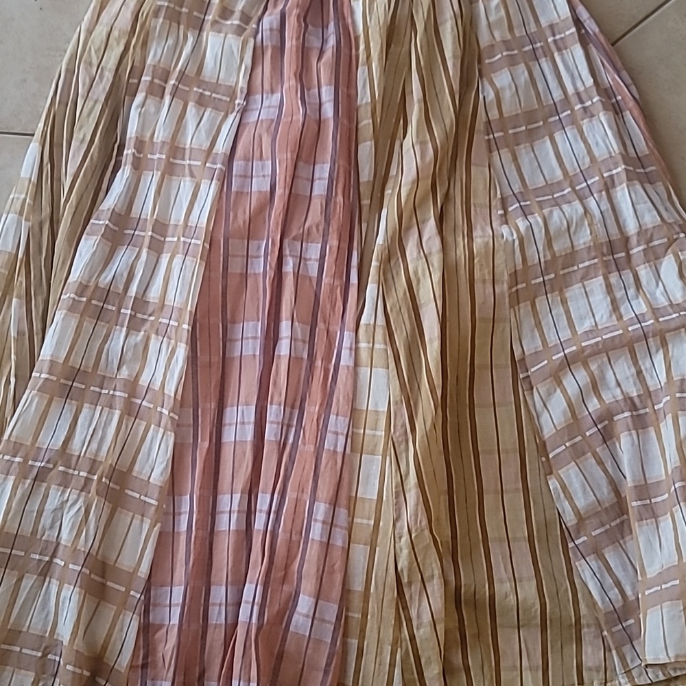 Paper Parachute Stretch Waist Maxi Full Skirt  SZ M - Picture 6 of 16